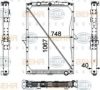 BEHR HELLA SERVICE 8MK 376 733-711 Radiator, engine cooling